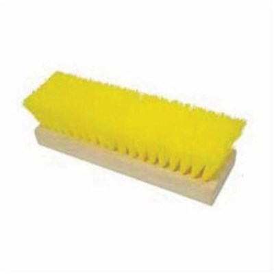 DECK SCRUB PLASTIC 12 IN. YELLOW